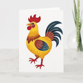 Golden Fowl Artistic Style Card カード (正面)