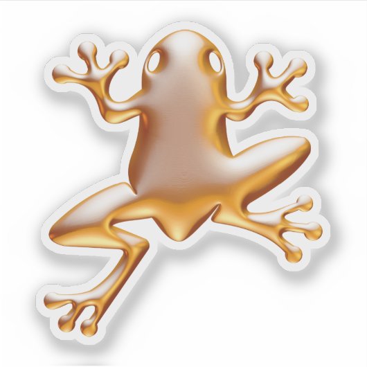 Golden Frog シール (正面)