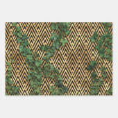 Golden Garden Trellis ラッピングペーパーシート (正面2)