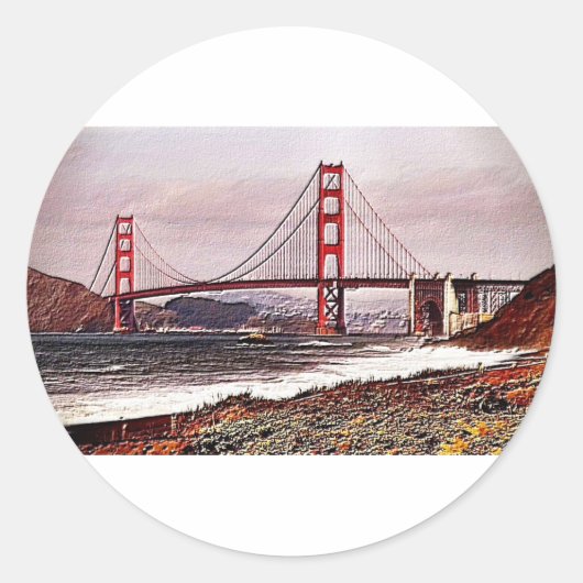 Golden Gate ラウンドシール (正面)