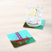 Golden_Gate_Bridge_2015_0422 スクエアペーパーコースター (インサイチュ)