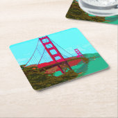 Golden_Gate_Bridge_2015_0422 スクエアペーパーコースター (アングル)