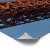 Golden Gate Bridge as viewed from Fort Point ポスター (角)