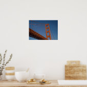 Golden Gate Bridge as viewed from Fort Point ポスター (キッチン)