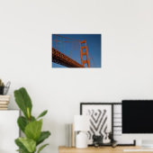 Golden Gate Bridge as viewed from Fort Point ポスター (ホームオフィス)