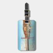 Golden Gate Bridge at Marina in Morning ラゲッジタグ (正面縦)