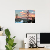 Golden Gate Bridge from Baker Beach ポスター (ホームオフィス)