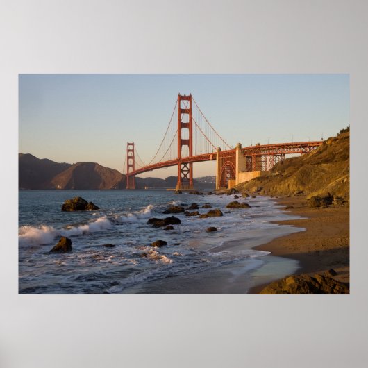 Golden Gate Bridge from Baker Beach ポスター (正面)