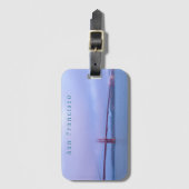 Golden Gate Bridge in Fog at Morning ラゲッジタグ (正面縦)