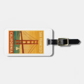 Golden Gate Bridge Retro – San Francisco ラゲッジタグ (正面横)