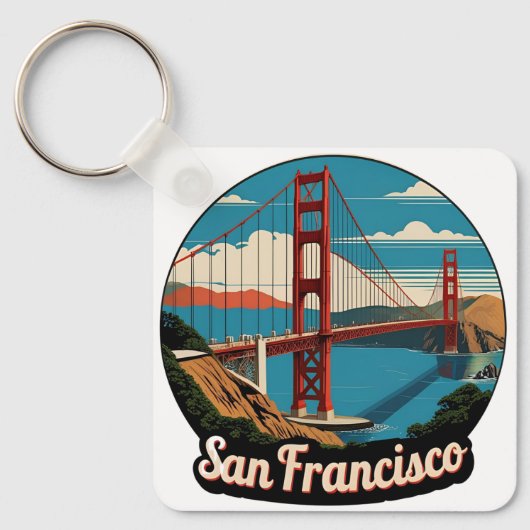 Golden Gate Bridge San Francisco キーホルダー (正面)