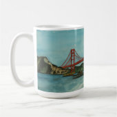 Golden Gate Bridge San Francisco コーヒーマグカップ (左)