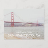 Golden Gate Bridge San Francisco Greeting Card ポストカード (正面)