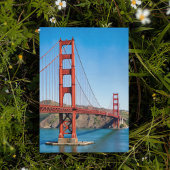Golden Gate Bridge San Francisco Postcard 招待状