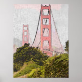Golden Gate in Oil ポスター (正面)