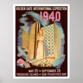 Golden Gate International Exposition 1940 ポスター (正面)