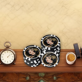 Golden Gatsby Glamour ポーカーチップ