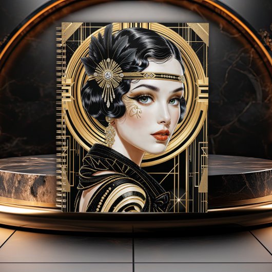 Golden Gatsby Glamour Art Deco プランナー手帳