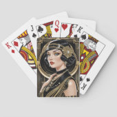 Golden Gatsby Glamour Classic Playing Cards トランプ (裏面)