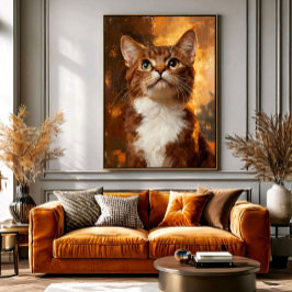 Golden Gaze キャンバスプリント