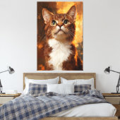 Golden Gaze キャンバスプリント (インサイチュ (寝室))