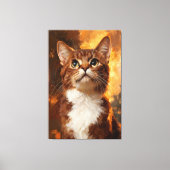 Golden Gaze キャンバスプリント (正面)