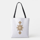 Golden Geometric Harmony トートバッグ (裏面)
