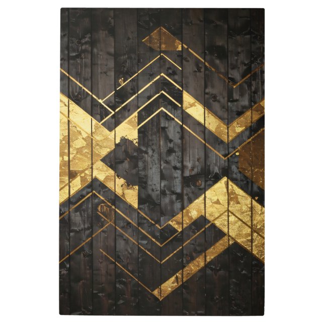 Golden Geometry メタルプリント (正面)