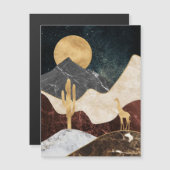 Golden Giraffe Desert Landscape & Marble Mountain (正面/裏面)