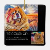 GOLDEN GIRL カスタムfor Joanneセラミックオーナメント セラミックオーナメント (裏面)