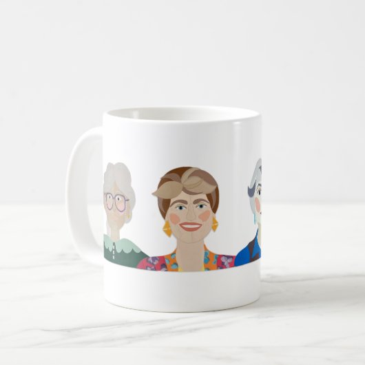 Golden Girls Mug コーヒーマグカップ (正面左)