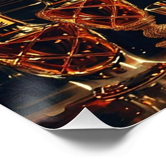 Golden Glamour: A Retro Cocktail  ポスター (コーナー)