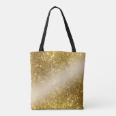 Golden glitter personalized Tote トートバッグ (裏面)
