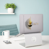 Golden Glow: A Diwali Blessing シール (デスク上のノートパソコン)