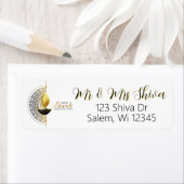 Golden Glow: A Diwali Blessing ラベル (インサイチュ)