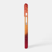 Golden Glow & Heart Romantic Phone Case iPhone 16ケース (左側面)