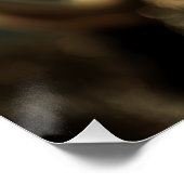 Golden Glow Melanin Fierce Portrait ポスター (コーナー)