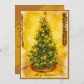 Golden Glow of Christmas Eve シーズンカード (正面/裏面)