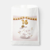 Golden Glow Sweet 16 Balloons フェイバーバッグ (正面)