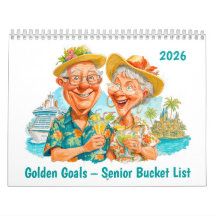 Golden Goals – 2026 Senior Bucket List Calendar