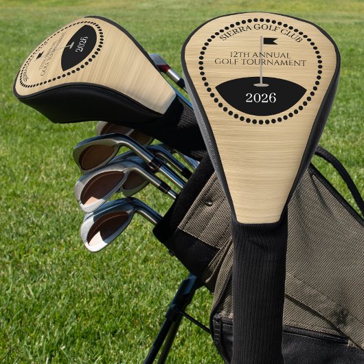 Golden Golf Club Tournament Name ゴルフヘッドカバー
