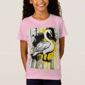 Golden Grace in Monochrome Tシャツ (正面)