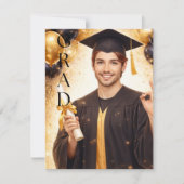 Golden Graduation Celebration 2026 招待状 (正面)