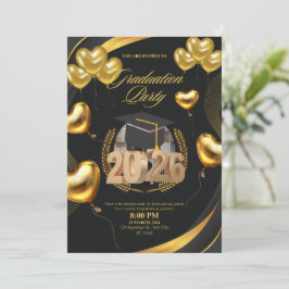 Golden Graduation Celebration 2026 招待状