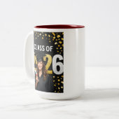 Golden Graduation Celebration Card mug ツートーンマグカップ (正面左)
