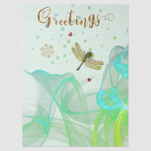 Golden Greetings  薄葉紙 (正面)