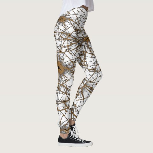 Golden Grid Leggings レギンス (右)