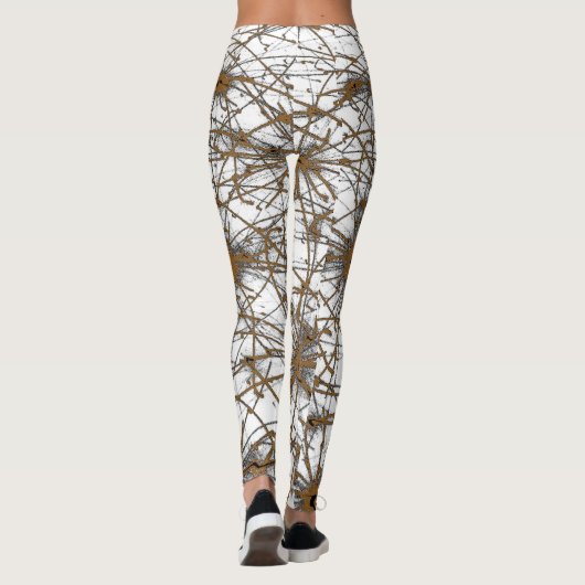 Golden Grid Leggings レギンス (裏面)