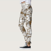 Golden Grid Leggings レギンス (左)