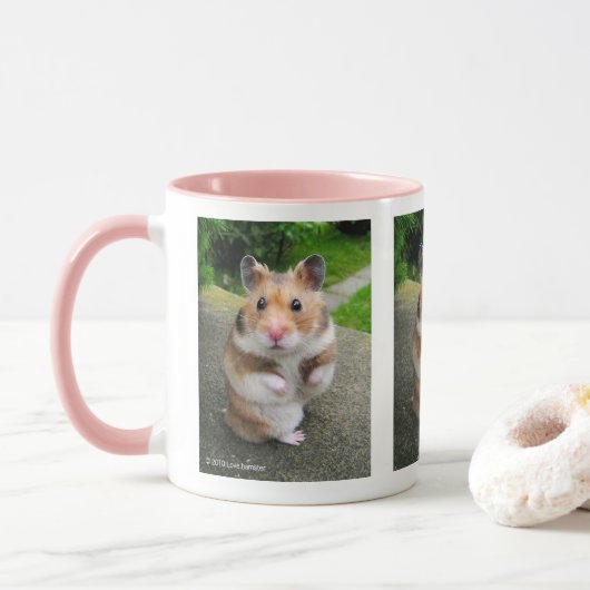 Golden hamster マグカップ (ドーナツ)